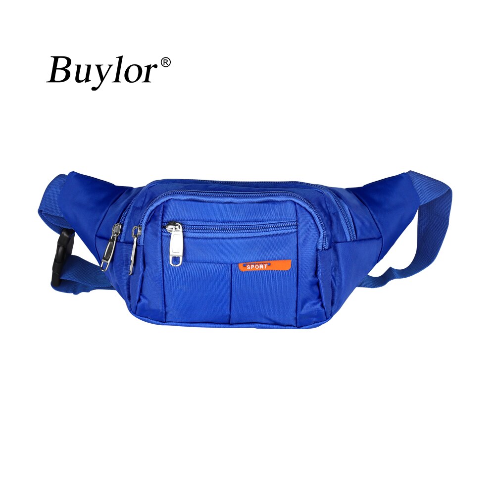 Buylor – sac banane pour hommes et femmes, sac banane décontracté fonctionnel pour Sports de plein air: Blue