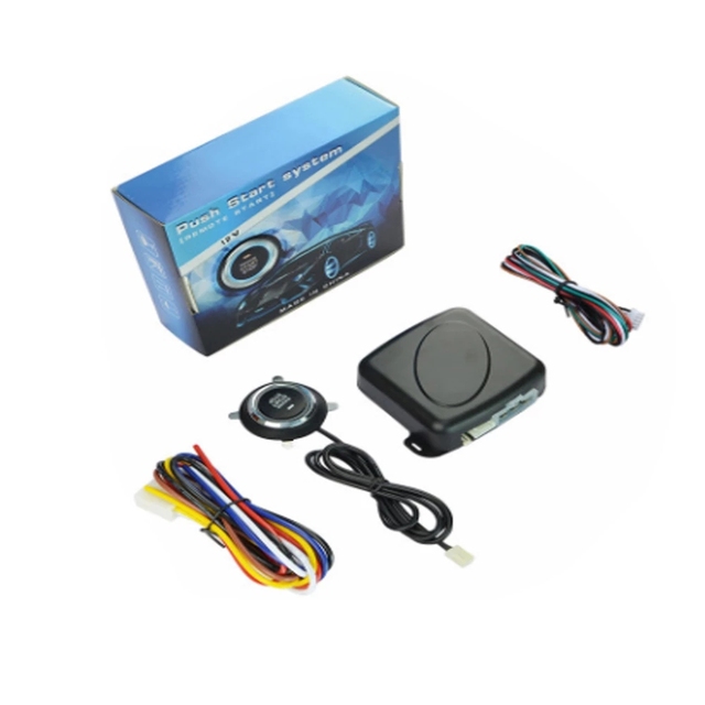 OkeyTech 12V Universal Auto Car Keyless Entry Start System Car Alarm PKE Remote System One Start Stop pulsante motore: Type 1