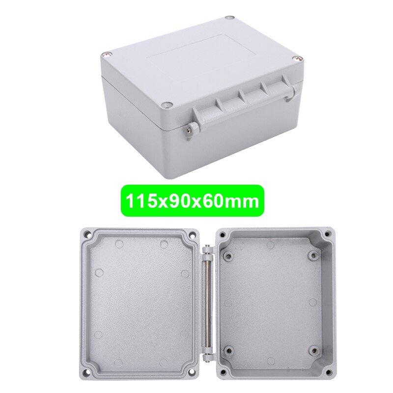 Industry IP66 Waterproof Cast Aluminum Junction Box for electronic project Outdoor Explosion-proof Electrical Enclosure Case: 115X90X60mm(LxWxH)