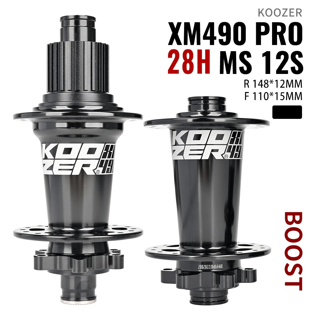 Koozer XM490 PRO Boost 28H 32 Holes MTB Bicycle Hub 15x110 12x148MM TA Thru HG XD MS SX GX NX 10 11s 12s THRU Bike CR-MO Steel