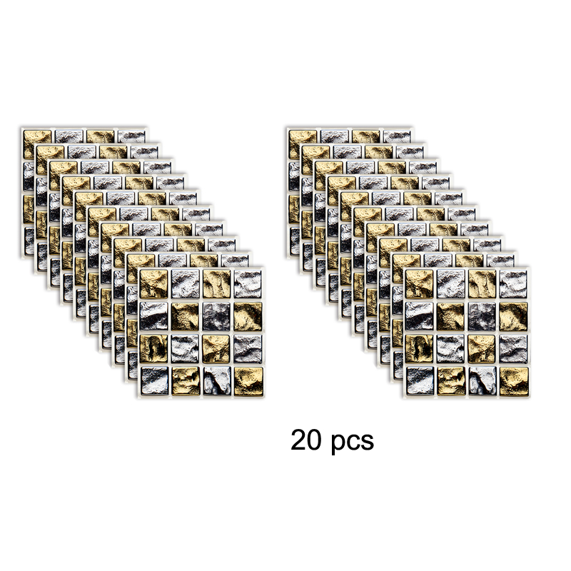 Smart Tiles Zelfklevende tegels x2, 29.36 x 21.29cm - Metro Sunny geel