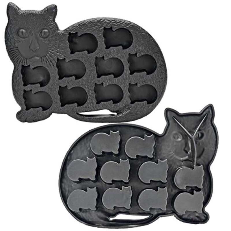Cat Ice Tray Silicone Mold DIY Cartoon Pet Ice Cube Food Grade Silicone Mold Soap Making Supplies Resin Moulds Fondant Tools