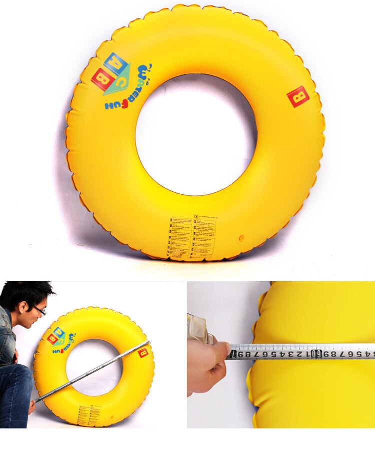 Water Sport Zwemmen Reddingsboei Ring Opblaasbare Float Zwemmen Veiligheid Reddingsboei Water Rescue Leven Ring Zwemtas Veiligheid Producten BI50LB: 80cm