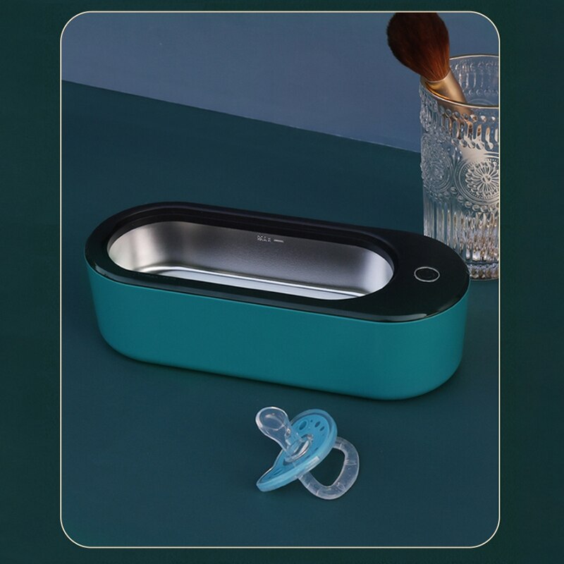 Máquina de limpieza por ultrasonidos, limpiador de alta frecuencia con vibración, joyería, gafas, reloj, enchufe europeo