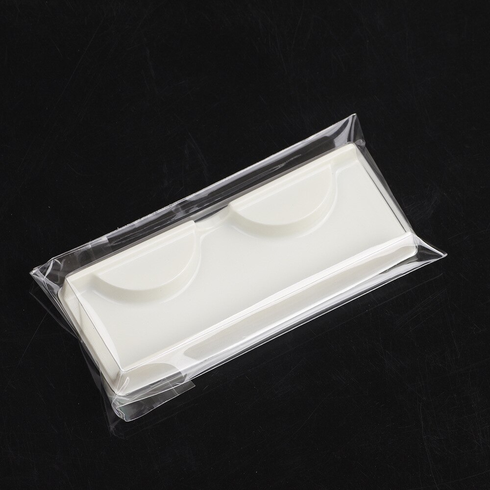 New1/ 5/10Pcs Wimpers Verpakking Dozen Wimpers Houder Doos Wimpers Verpakking Transparante Deksel Roze Trays Eye Lash lade Clear Case: 5 Pcs Beige
