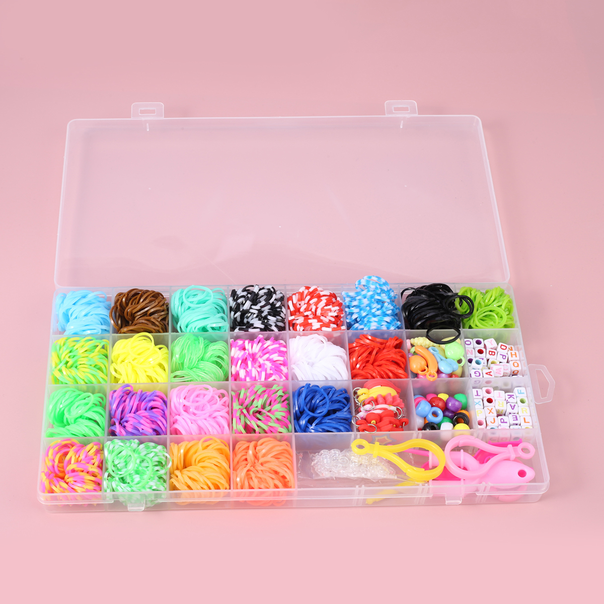 Traje de joyería artesanal hecho a mano, caja de cuentas pequeña de colores mezclados, apto para mujeres y hombres, accesorios de artesanía al por mayor, 2023: Verde