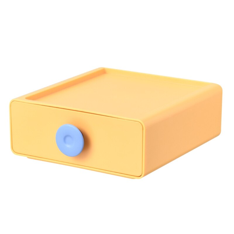 Japanese Style Drawer Storage Box Stackable Desk Organizer Stationery Container 090F