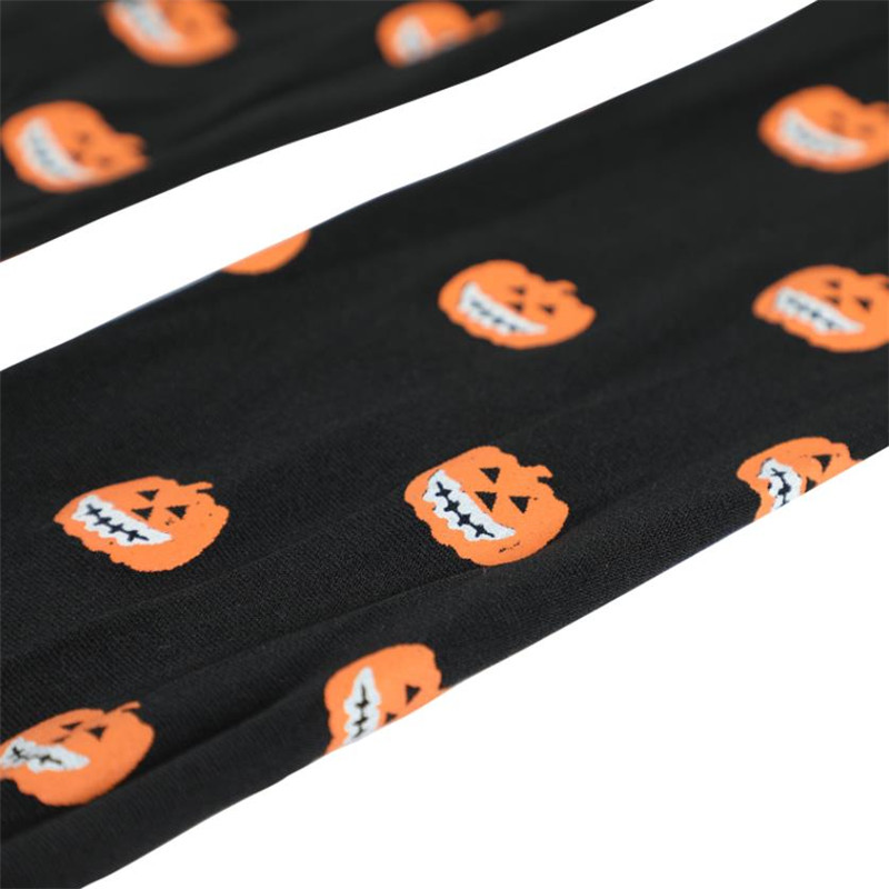 Soft Children Halloween Printed Pantyhose Girls Elastic Waist Warm Stockings Breathable Pantyhose Spring Autumn Leggings 4-7Y