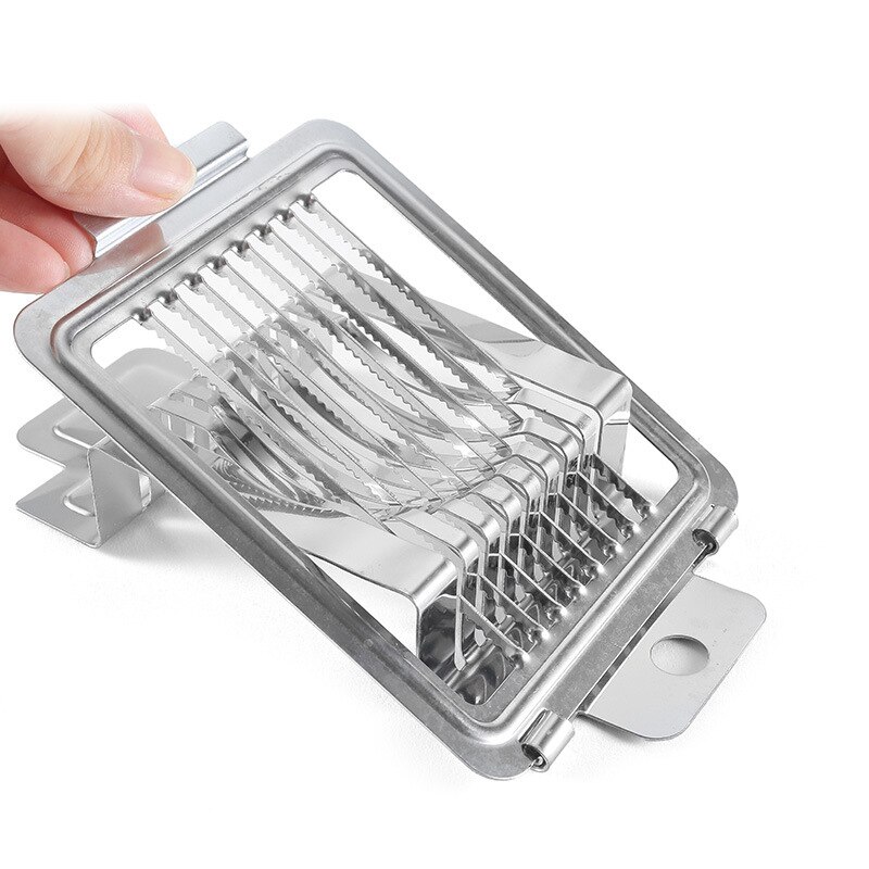 Keuken Benodigdheden Voor Gezouten Eieren Paddestoel Tomaat Snijder Ei Gereedschap Rvs Egg Cutter Multifunctionele Fruit Slicer