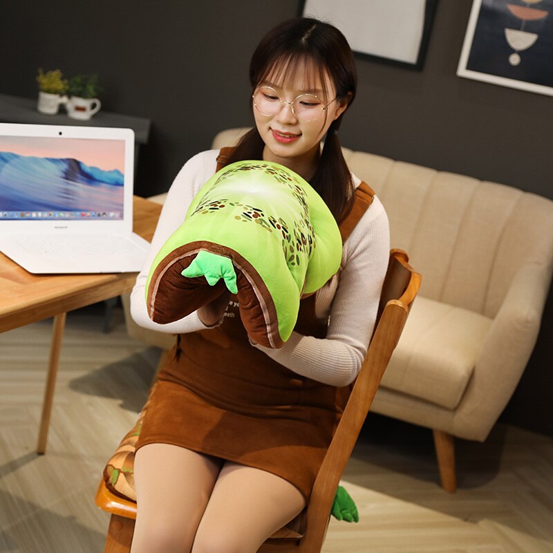 3d kawaii simulation vandmelon citron frugt blød pude plys sødt legetøj sofa pude fyldt hjem bil dekoration børn pige