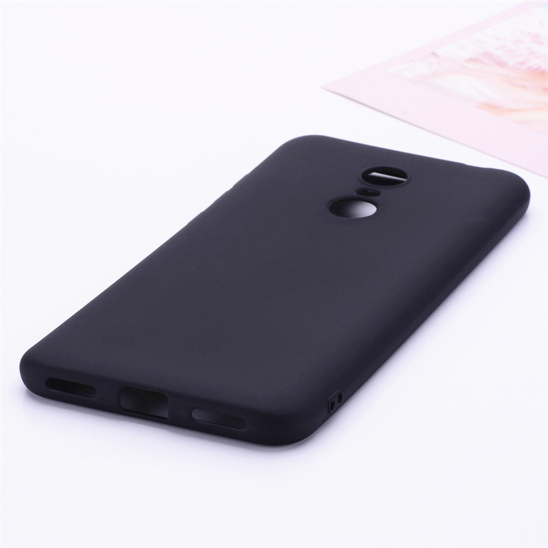 Fundas de teléfono de Color mate para Xiaomi Redmi 5/5 Plus Funda de silicona Funda trasera suave TPU para Xiaomi Funda de Redmi 5 Plus Funda