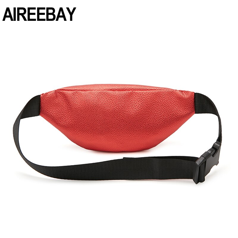 AIREEBAY Casual Frauen Taille Tasche Fanny Packs Retro Stil Mädchen Gürtel Tasche Neue Kleine Leder Brust Reise pouchs