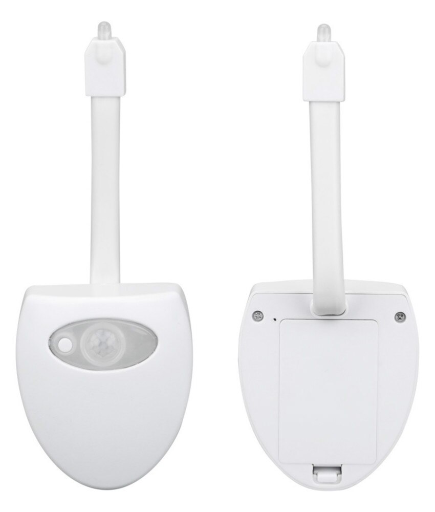 Toiletbril nachtlampje 8 kleuren waterdichte achtergrondverlichting voor toiletpot led luminaria lamp wc toiletverlichting