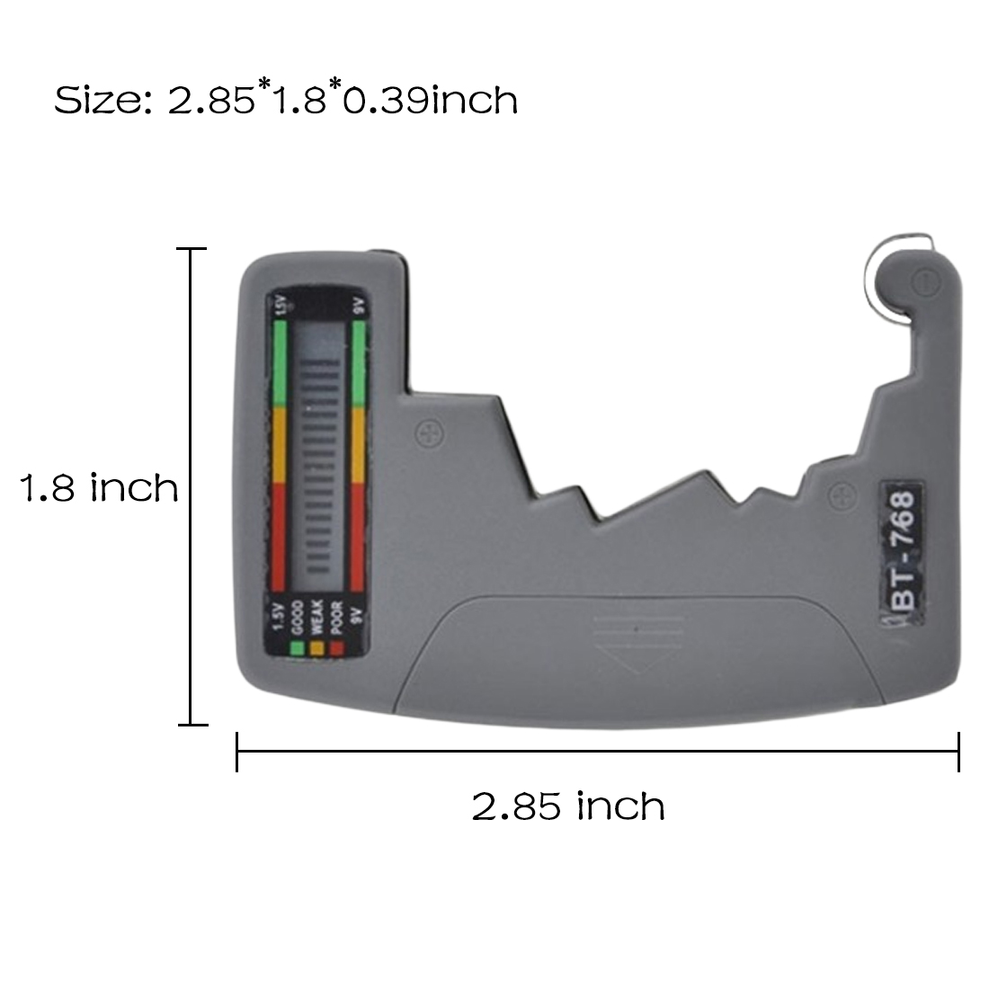 Universal Household Battery Test Digital LCD Battery Tester For Testing 9V 1.5V C AA AAA Normal Alkaline Rechargeable Batteries