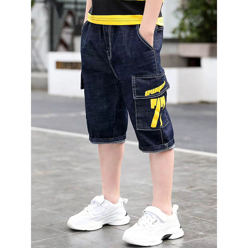 Jungen Jeans Shorts Sommer Kinder Jeans Shorts kinder Freizeit Denim Kurze Hosen Für Teen Jungen 2-14 jahr Kind Tragen