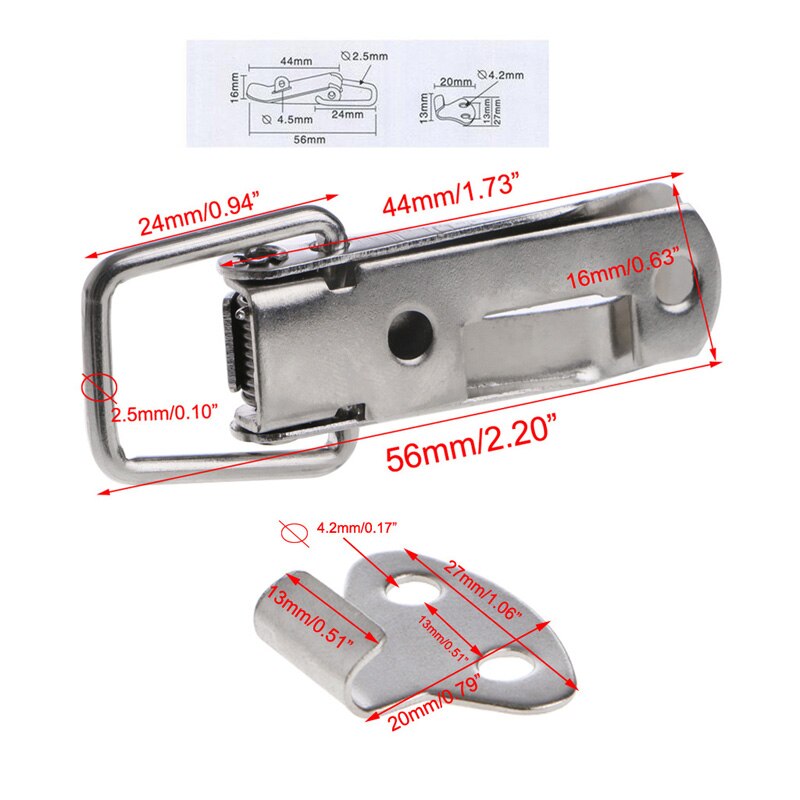 4 Pcs Hardware Cabinet Boxes Spring Loaded Latch C... – Grandado