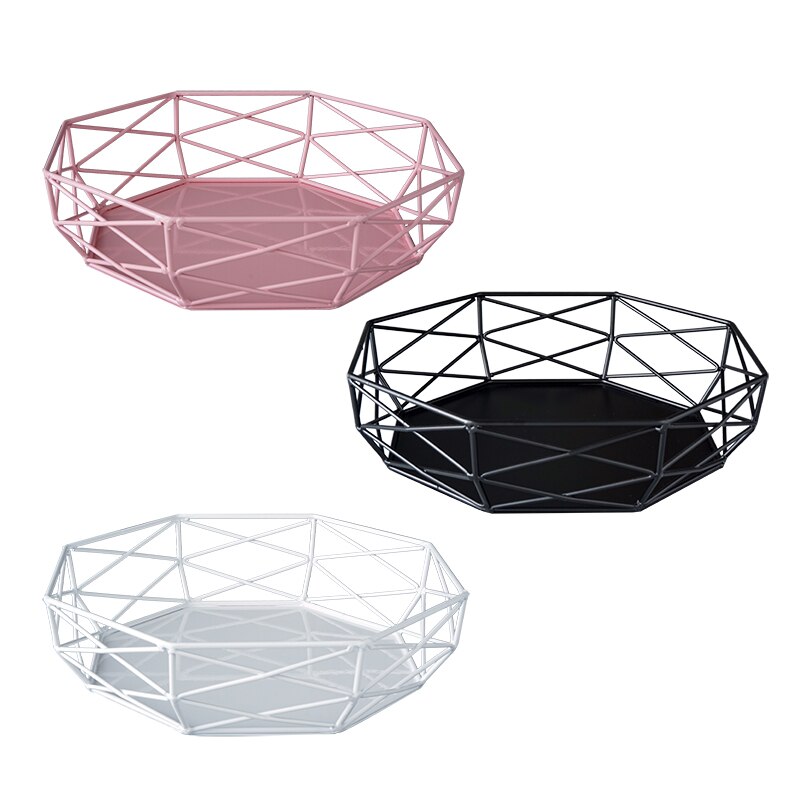SWEETGO Geometric cake stand Macaroons color cake tools for dessert table party decoration fruit basket home storage rack