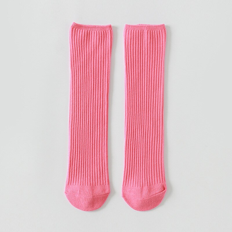 10 colori. Calzini alti al ginocchio Color caramella per bambini. Calzini lunghi per bambini in morbido cotone. Calzino lavorato a maglia per bambini 12T