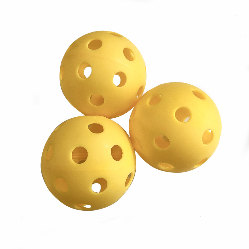 4pcs/lot Floorball Stick Ball PVC Plastic Soft Baseball Balls Sport Practice Plastic Baseball Training Practice Hockey Ball