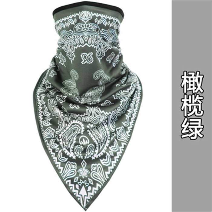 Mode Hip Hop Cashew Bloem Driehoek Magische Sjaal Bandana Straat Skateboard Gezichtsmasker Sjaal Fiets Sjaal Masker: 07