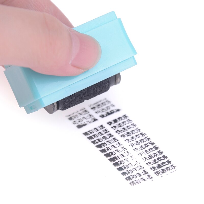 Identity Privacy Protection Roller Stamp Information Coverage Data Protector Messy Code Roller Stamp