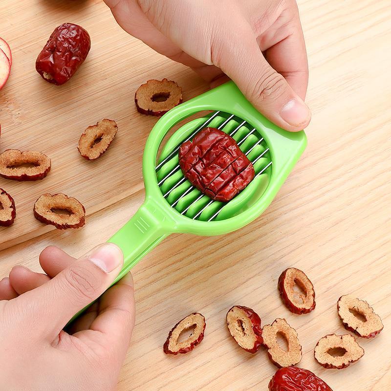1Pc Rvs Ei Snijder Ei Slicers Multifunctionele Fruit Groente Snijden Keuken Accessoires Snijden Koken Gadgets