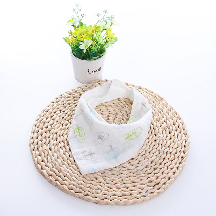 Mooie Baby Slabbetjes Jongen Meisje Bandana Water Absorberen Bib Burp Doek Driehoek Cartoon Katoenen Baby Sjaal Burp Dubbele Snap Baby accessoire: 14