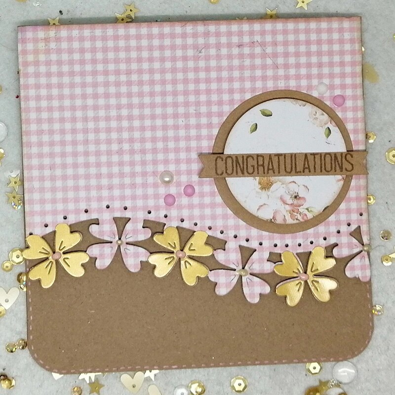 Four-leaf clover Stencil Metal Cutting Dies For Scrapbooking Practice Hands-on DIY Album Card Handmade Tools