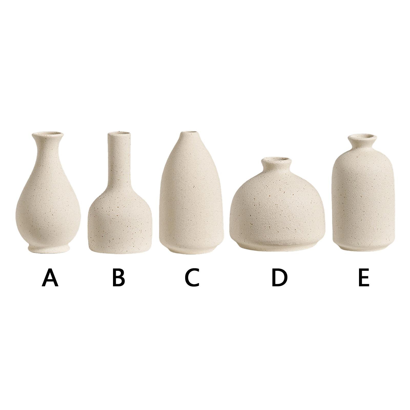 Modern Ceramic Vase Plant Pots Flower Arrangement Dry Flower Vase Flowerpot for Office Desktop Interior Living Room Decor