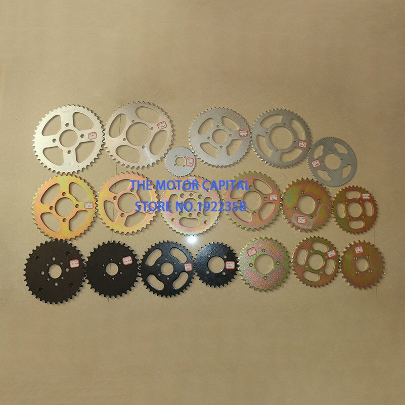 Tandwielen 420/428/520/530 Keten 28/31/32/35/37/40/43/45/48T Tand 37/41/48/58/76Mm Voor Go Kart Bike motorfiets Onderdelen