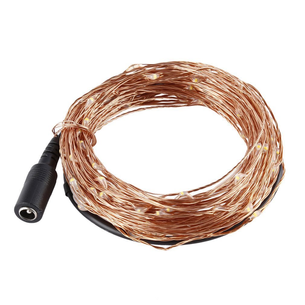 120 Led 12M Led Light String Dc Plug + Led Controller In Kerstversiering Bedrijf Ambachten Tuin Decoratie