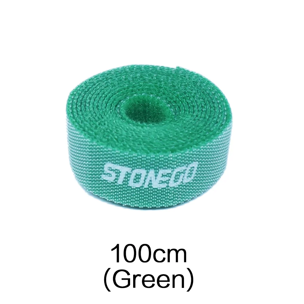 STONEGO Tearable Cable Organizer Ties Wire Holder for USB HDMI Earphone Cord Management Phone Accessories: Colored