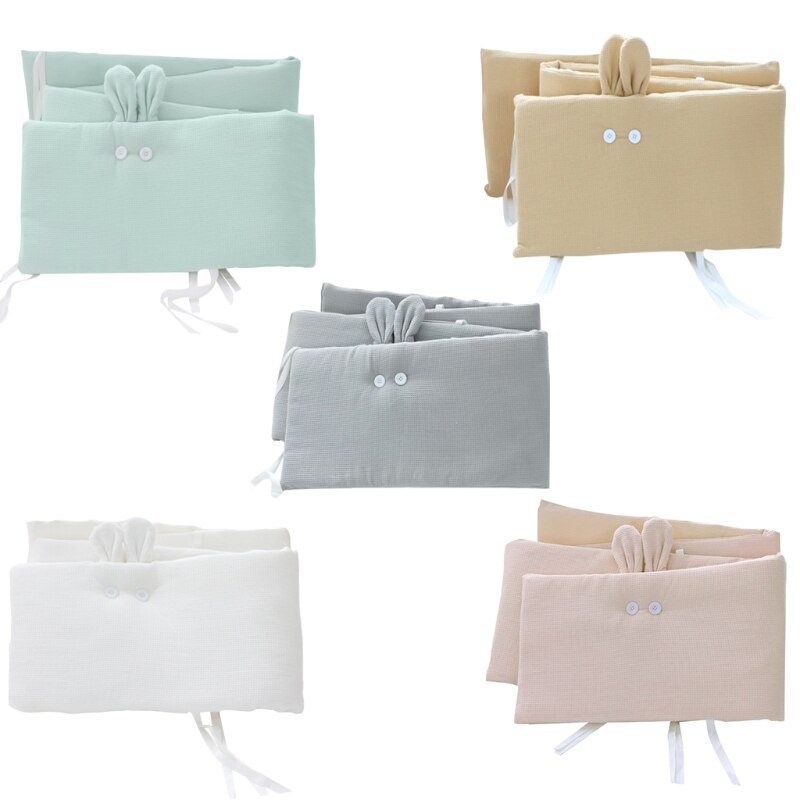 200x32cm Baby Nestchen Anti-kollision Kissen für Neugeborene Mädchen Junge Krippe Stoßfänger Baby Kindergarten Kissen