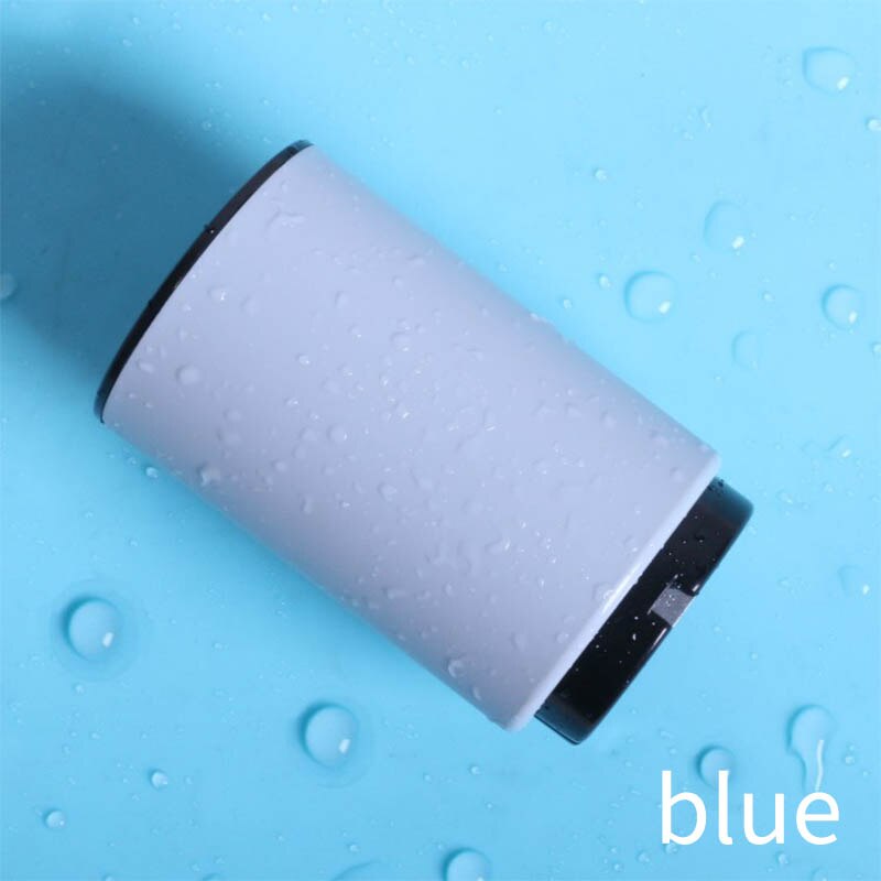 Portable Push Down Magnetic Drinking Bottle Opener Set Bar Tools Bottle Opener Kitchen Plastic Automatic Fast Beer Opener: Blue