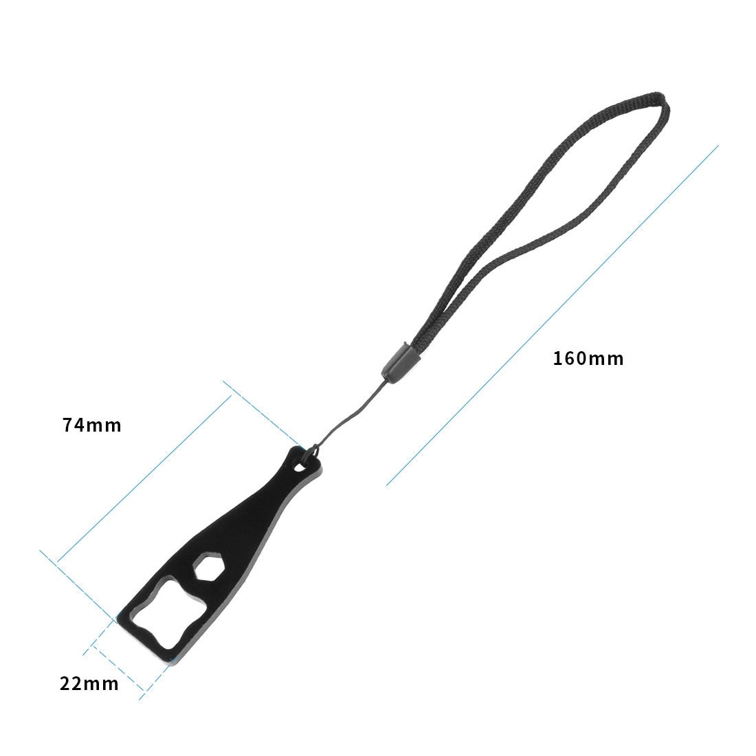 Adattatore per montaggio su braccio a tre vie in alluminio CNC per GOPRO Hero10 9 8 7 6 1 2 3 + 4 5 Session /Yi /SJcam /EKEN /Sony Action cam