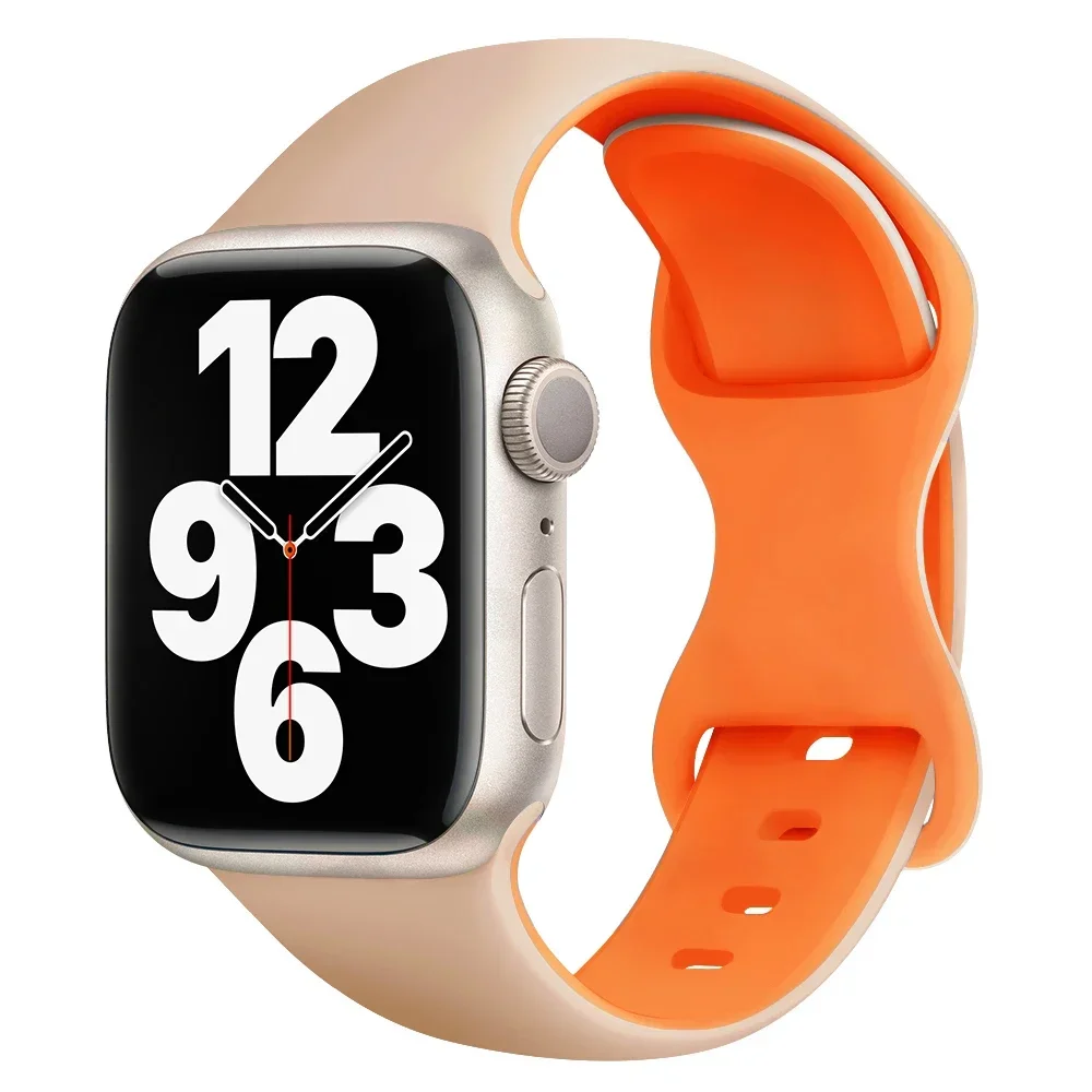 Silikonarmband för apple watch-band 44mm , 40mm ultra , 2 49mm 41mm, 45mm sportarmband, iwatch-serien 10 , 9 8/7 6 se, 5 , 4 42mm 46mm