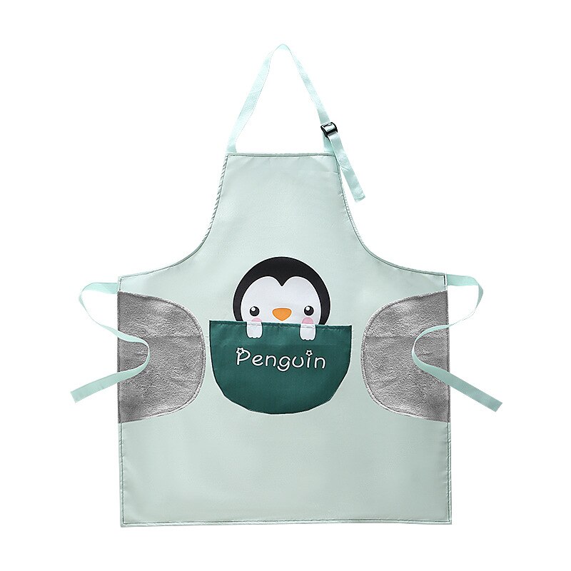 Keukenschort Cartoon Animal Print Waterdicht En Antifouling Olie Proof Bib Thuis Cleaning Tools Voor Mannen Vrouwen Bakken Accessoires: 005