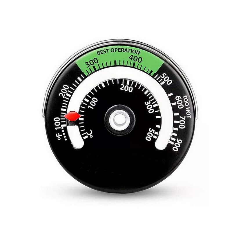 Magnetisk ovnstermometer komfur temperaturmåler for at undgå skader komfurventilator: Klar