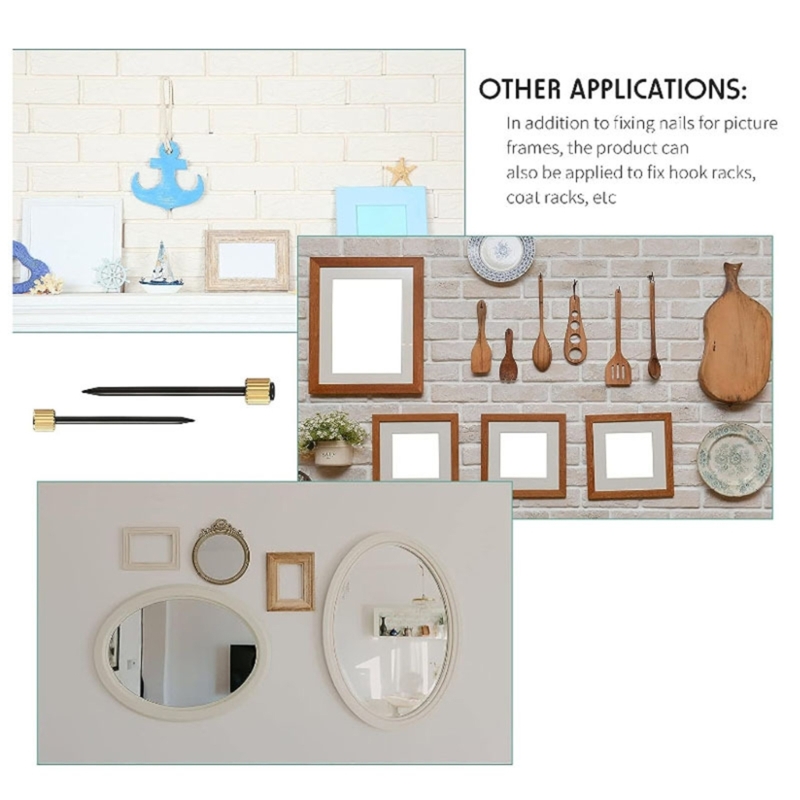 90 pièces matériel de suspension solide jeu de vis assorties ensemble de suspension d'image ensemble de cintres pour une Installation murale sécurisée