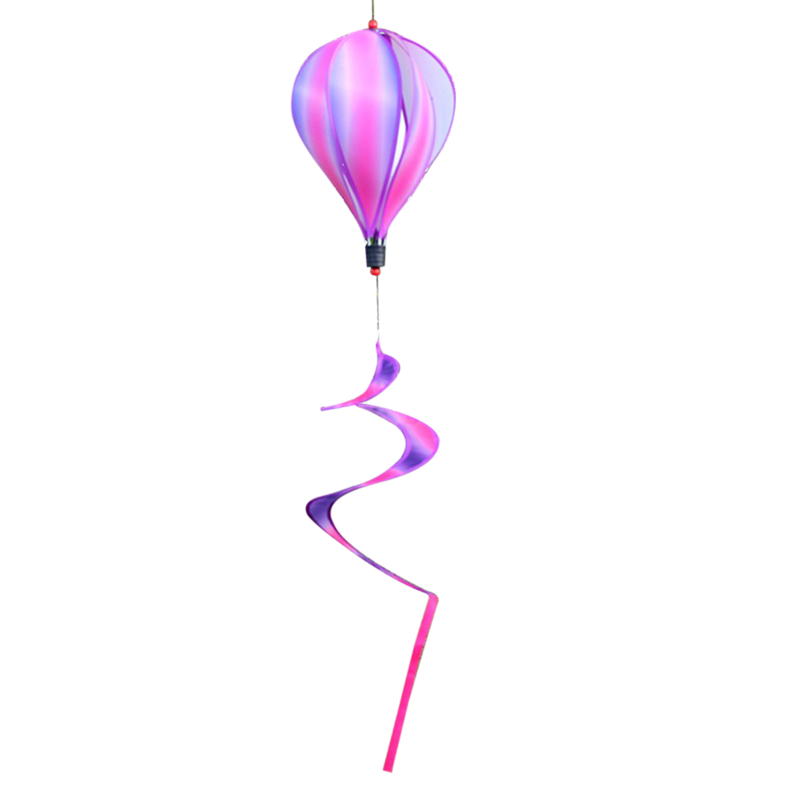 Luchtballon Windspinner - Regenboog Hangende Twister - Vogelafweer - PVC Tuindecoratie: Donker kaki