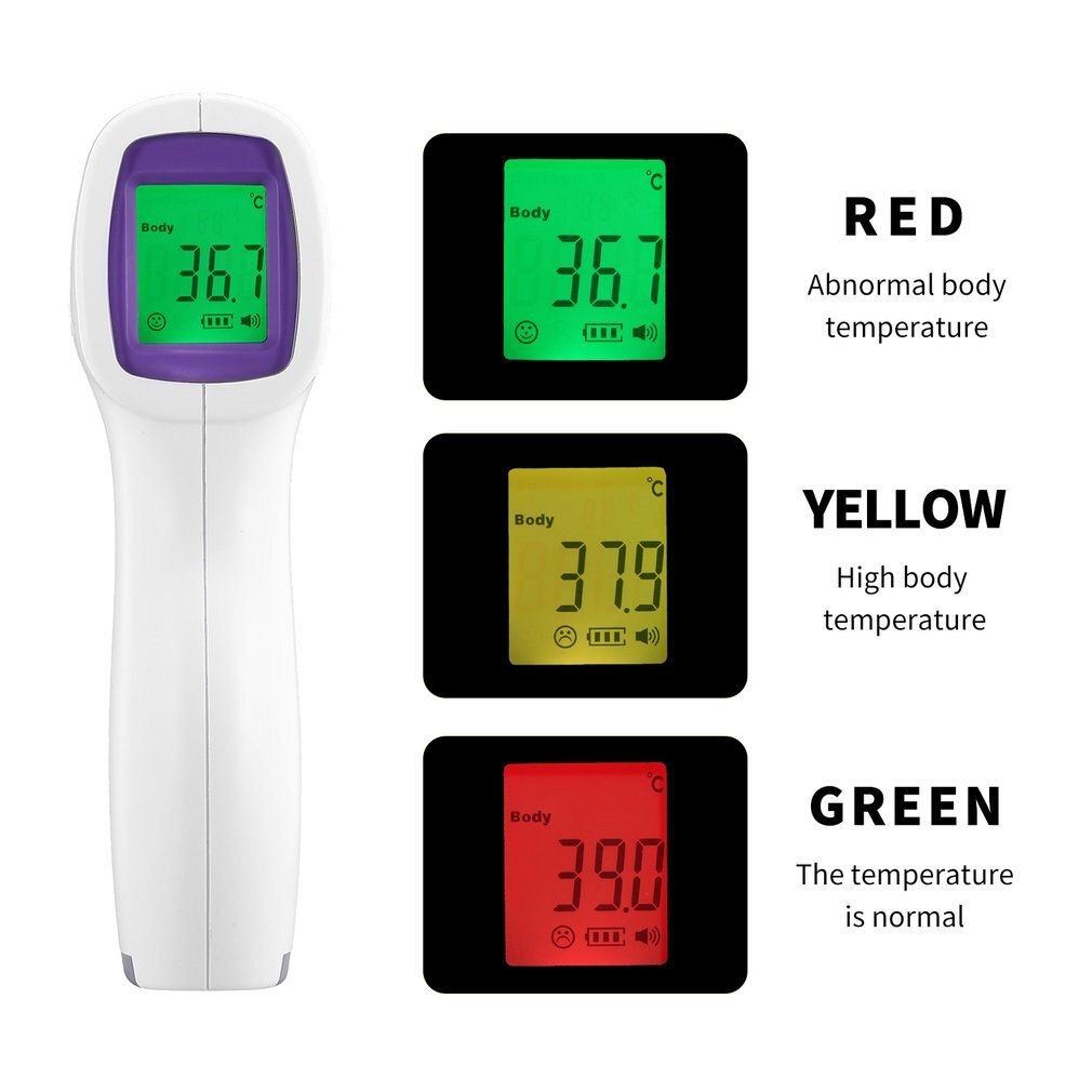 Infrared Thermometer Forehead Body Non-Contact Thermometer Baby Adults Outdoor Home Digital Infrared Fever Ear Thermometer