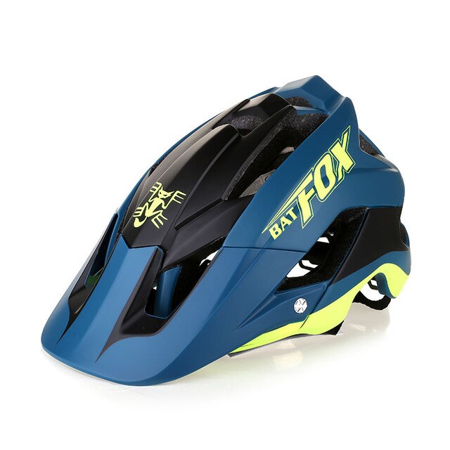 BATFOX Anti-collision Road Fietsen MTB Fietshelm Ultralight Integraal gegoten Fietshelm 56-63cm: army green