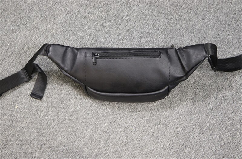 Man Casual Taille Tas Mode Pu Borst Pakken Outdoor Crossbody Tas Unisex Fanny Zak Zomer Travel Bum Bag