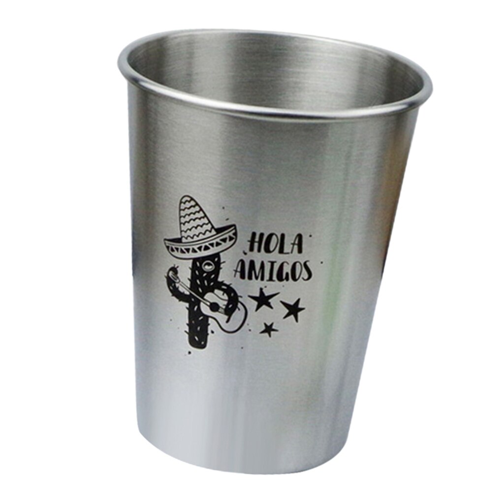 Stainless Steel Pint Cups Metal Cups For Drinking Made of Food Grade Shatterproof