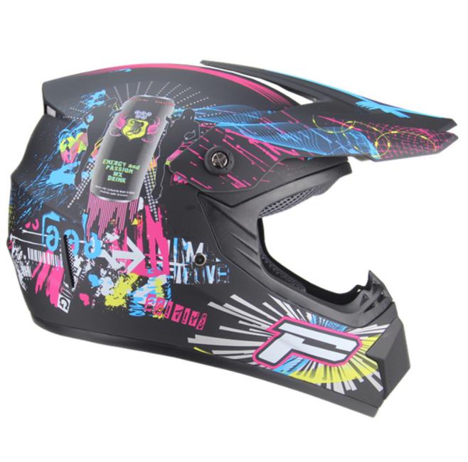 Mat Zwart Helm Kind Baby Latka Motocross Full Body Protect Armor Moto Helm Knie Elleboog Guard Hoofd protector Fietsen combin