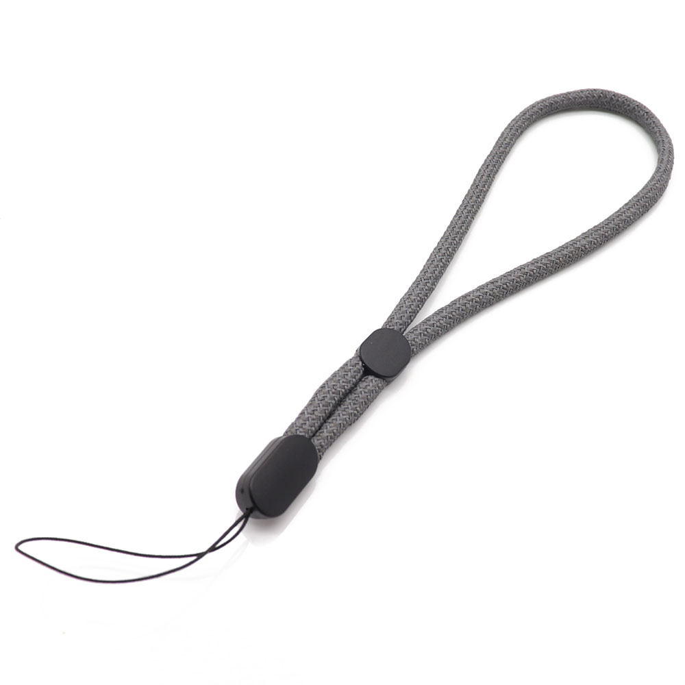 Pasek do telefonu Superior Regulowana nylonowa smycz na nadgarstek Miękka Trwała Brak Smycz do kluczy IPod USB Mp3 Mp4 DSLR Camera GoPro HERO: Srebrny/szary