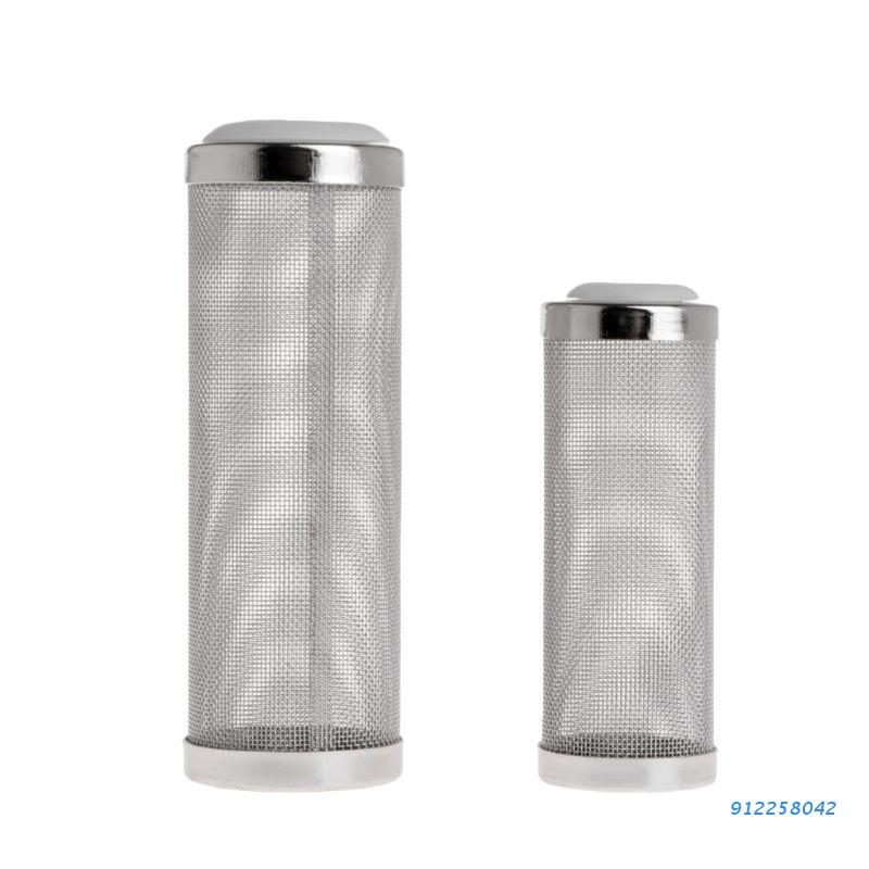 Stainless Steel Aquarium Filter Entry Net Shrimp Cylinder Fish Tank Inflow Inlet