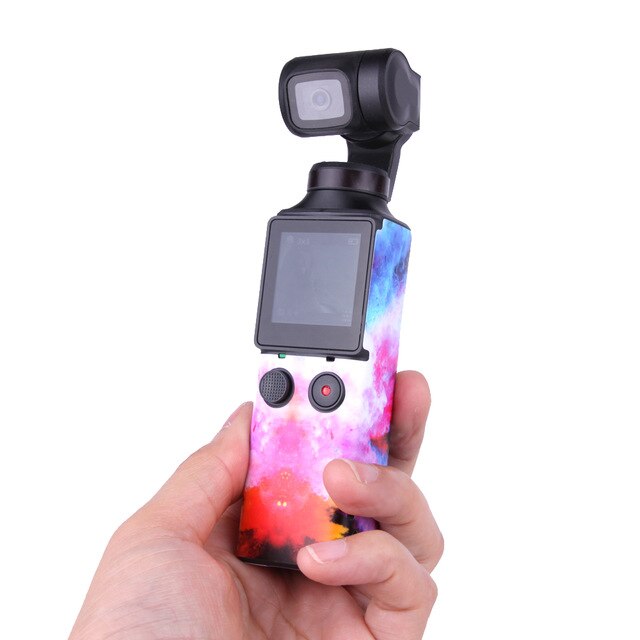 Sunnylife PVC Protective Stickers Film Scratch-proof Decals Skin for FIMI PALM Gimbal Camera Accessories: 7-Colourful