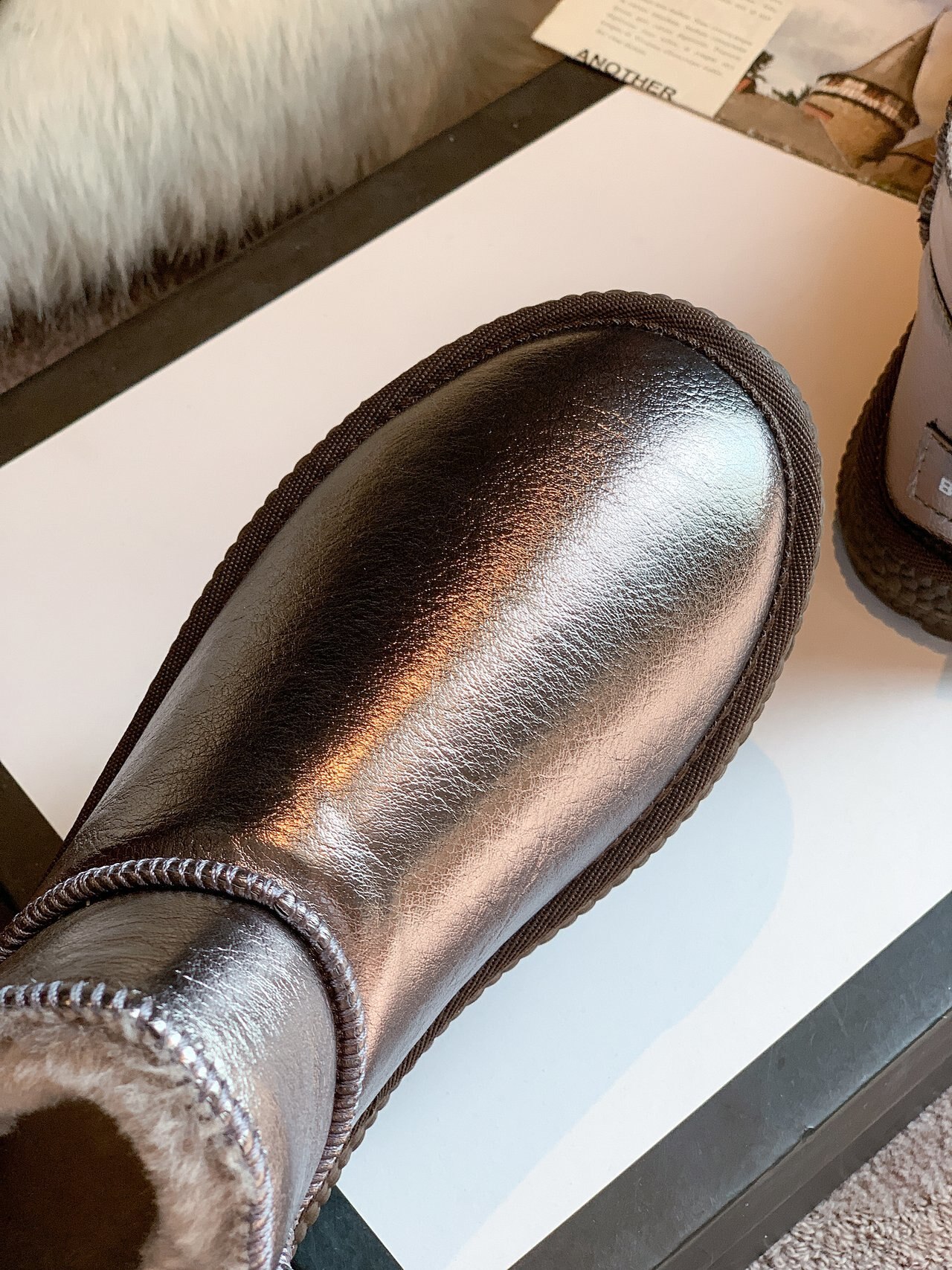 Waterproof Women Shoes Boots Winter Keep Warm Snow Boots Women Ankle Botas Comfortable Slip on Flats Women Sneakers Plus Size 44