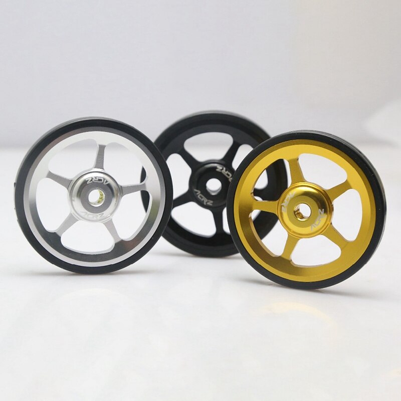 7075 alliage 1 paire Super léger Easywheel pour Brompton noir/argent/or-argent